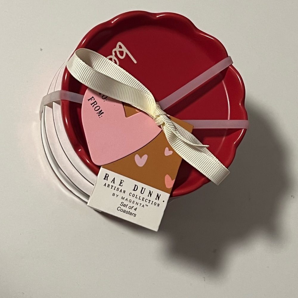 Rae Dunn valentines coaster - Picture 5 of 6